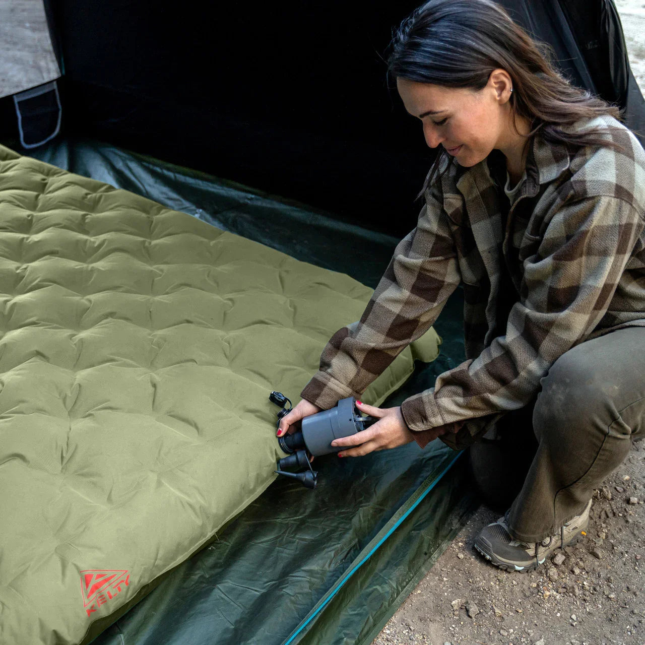 Kelty Kush Airbed w/ Rechargeable Pump