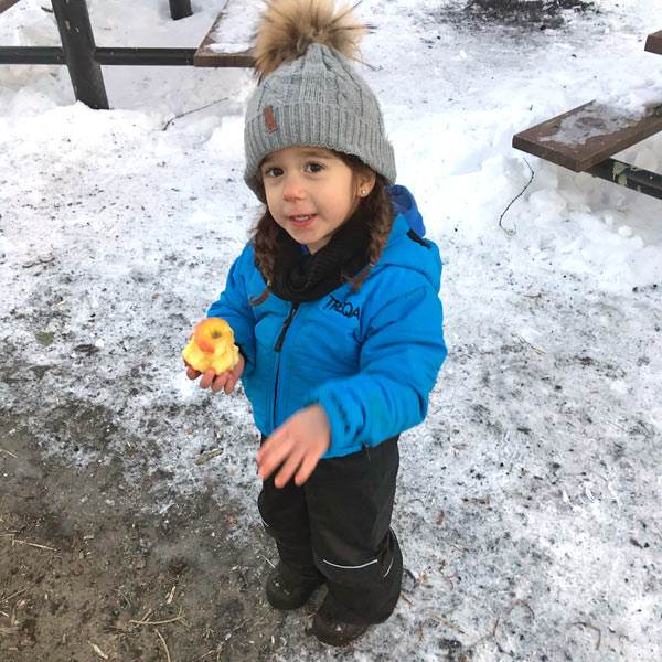 Kids Lukla Unisex Insulated Jacket 200 GSM- Blue