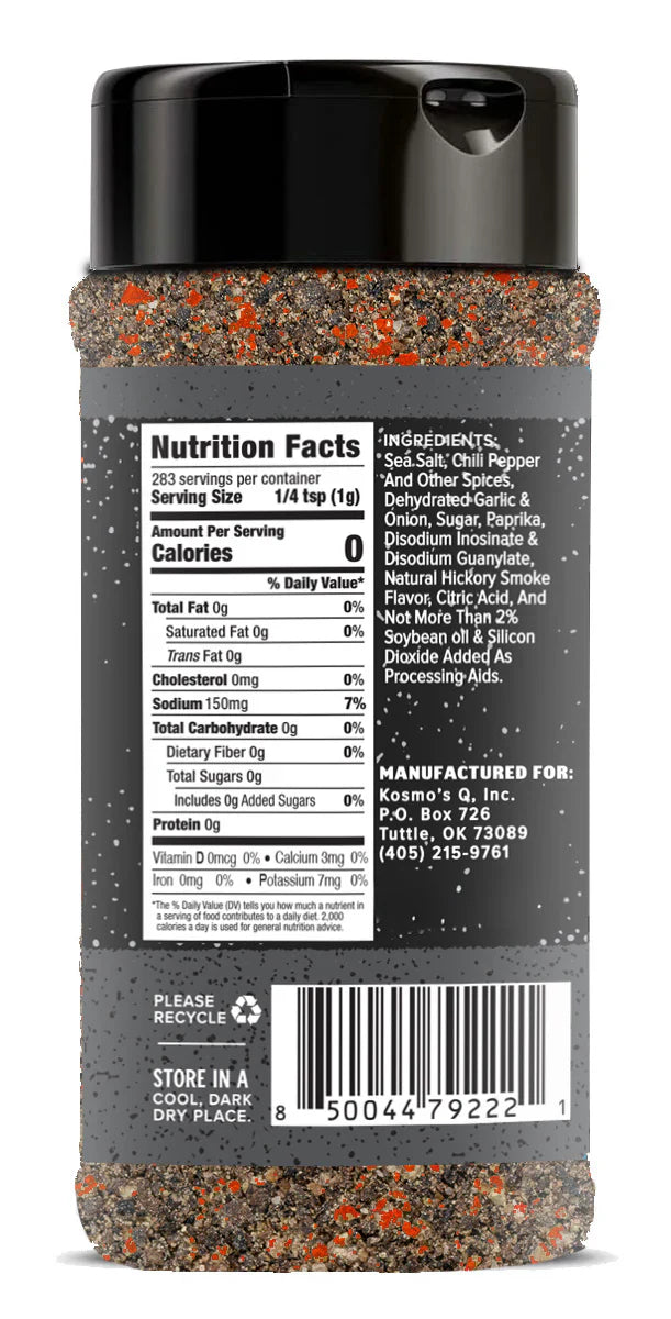 Kosmos Q - Double Pepper COARSE Cow Cover Rub