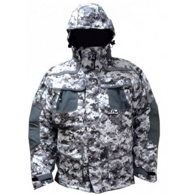 Camouflage jacket on a white background