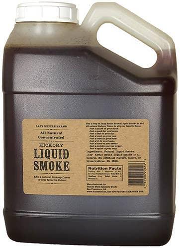 Lazy Kettle All Natural Hickory Liquid Smoke - 1 Gallon (128 oz)