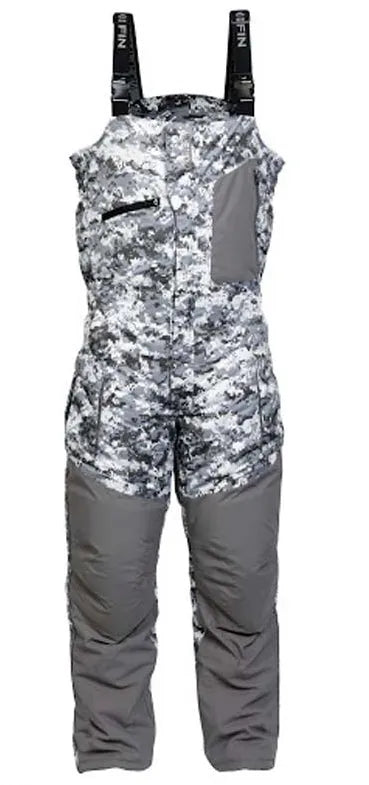 Lucky John Camo FLT bib pants on white background