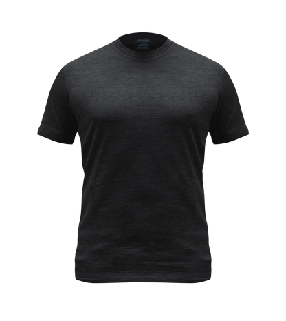 Men's 100% Merino Wool Short Sleeve T-Shirt 180 GSM - Lightweight
