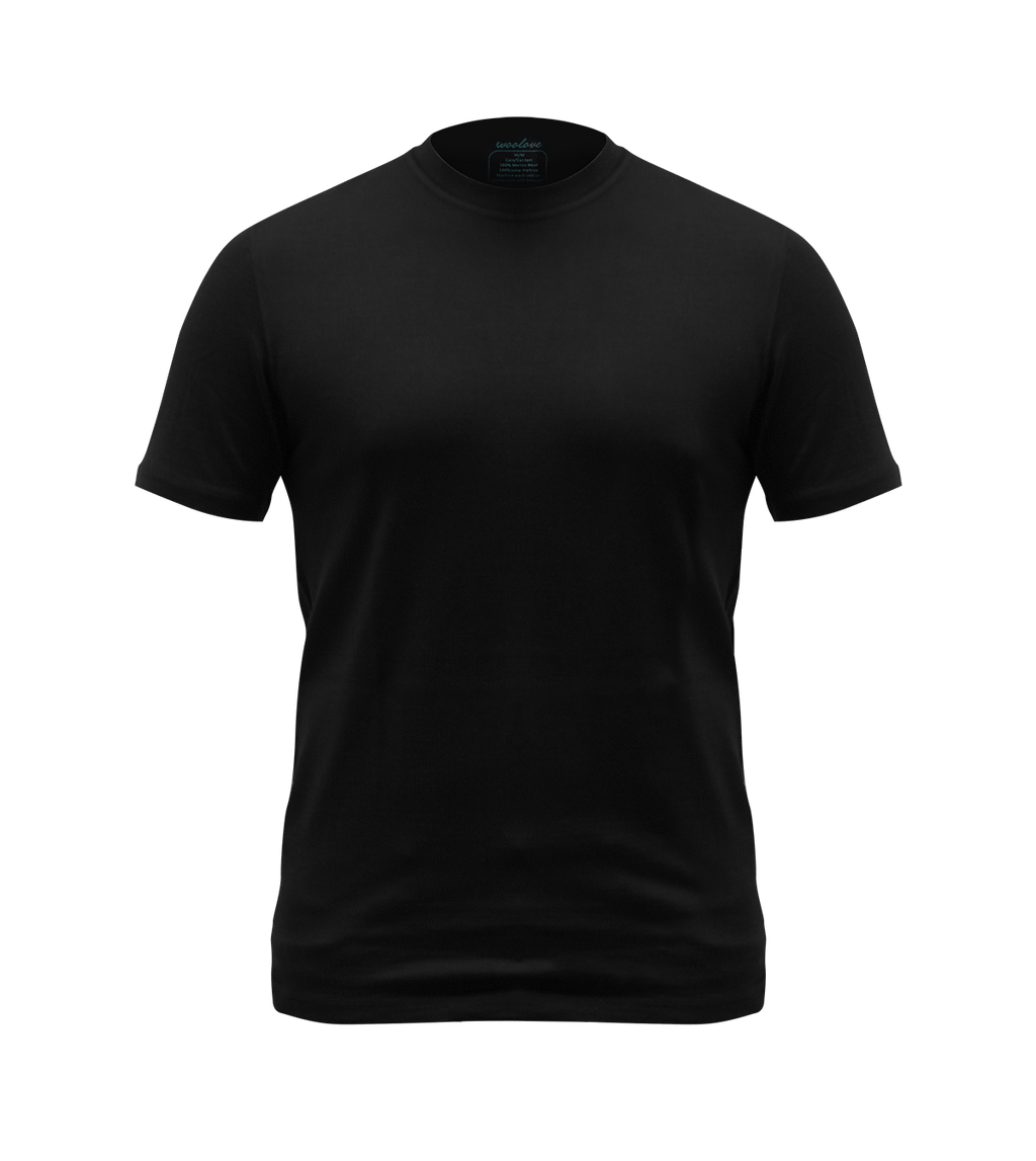 Men's 100% Merino Wool Short Sleeve T-Shirt 180 GSM - Lightweight