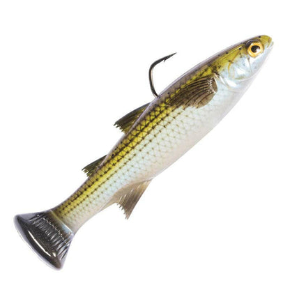 Z-Man 4.5" Mulletron LT Line-Through Top Hook Swimbait - Mossback