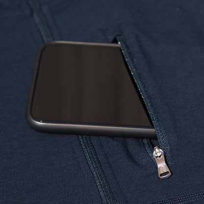 NorthWool Men's Merino Wool 1/4 Zip Midlayer Hoodie with Pouch and Pocket 260 GSM