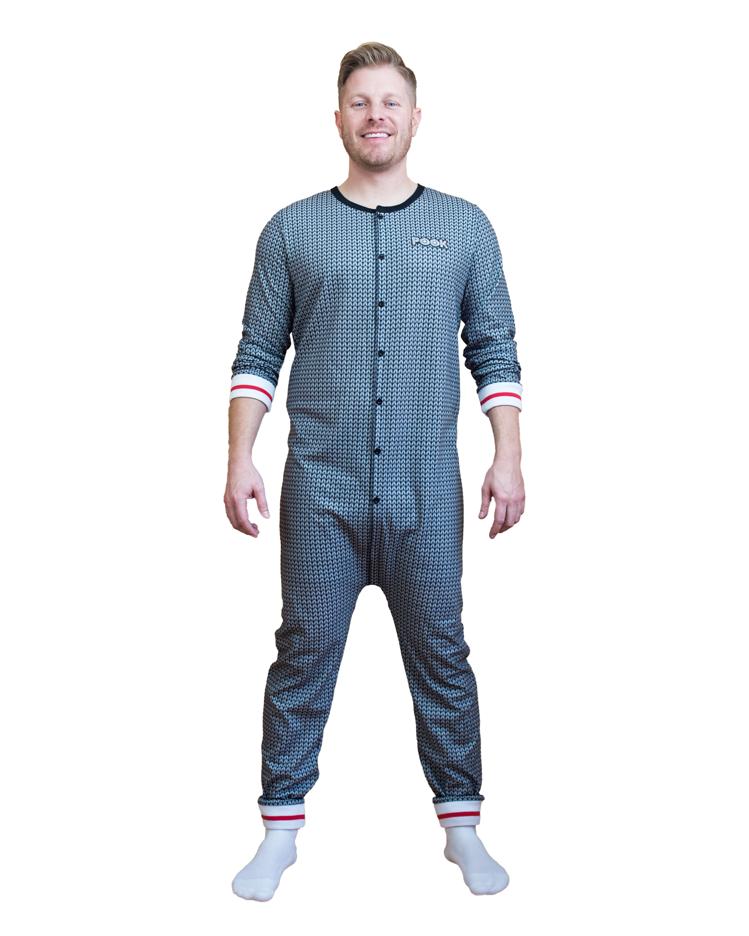 POOK (Grey Sock Style) Union Suit