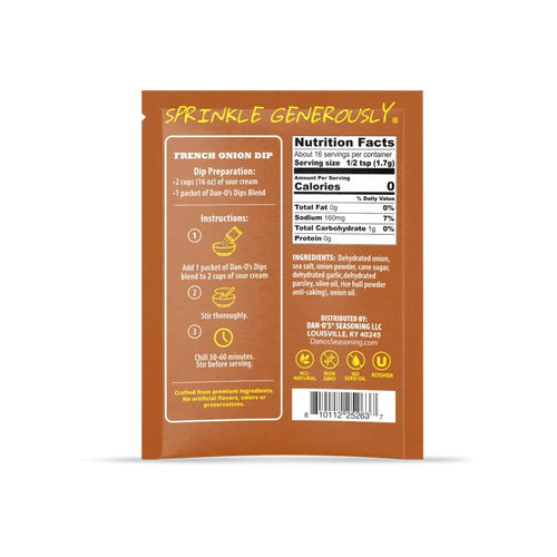 Dan‑O’s French Onion Dip Mix Packet