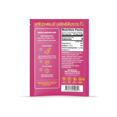 Dan‑O’s Mexi-Ranch Dip Mix Packet