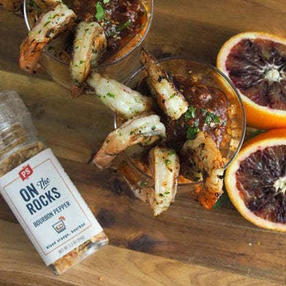 PS Seasoning Grinder - On the Rocks Bourbon Pepper