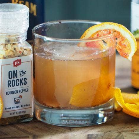PS Seasoning Grinder - On the Rocks Bourbon Pepper