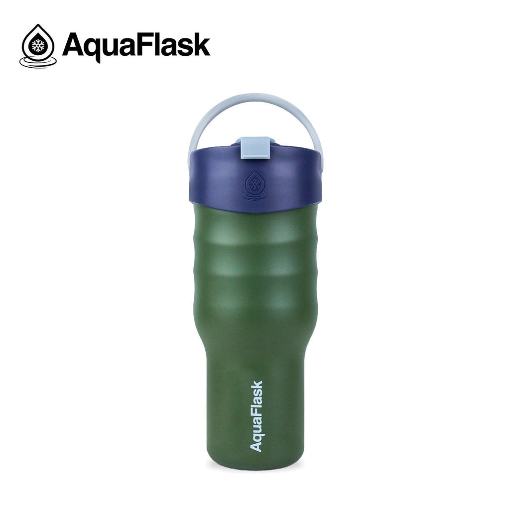 Aqua Flask Tumbler – Vacuum Insulated Stainless Steel Travel Cup 887ml (30 oz)