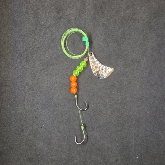 Spitfire Fishing Tomahawk Rigs #3 Double Circle Hooks chartreuse/orange