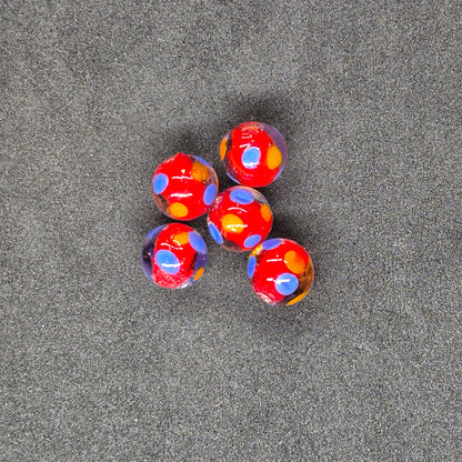 Glass Fishing Beads 5/pk for Whitefish, Trout, Perch, premium fishing beads