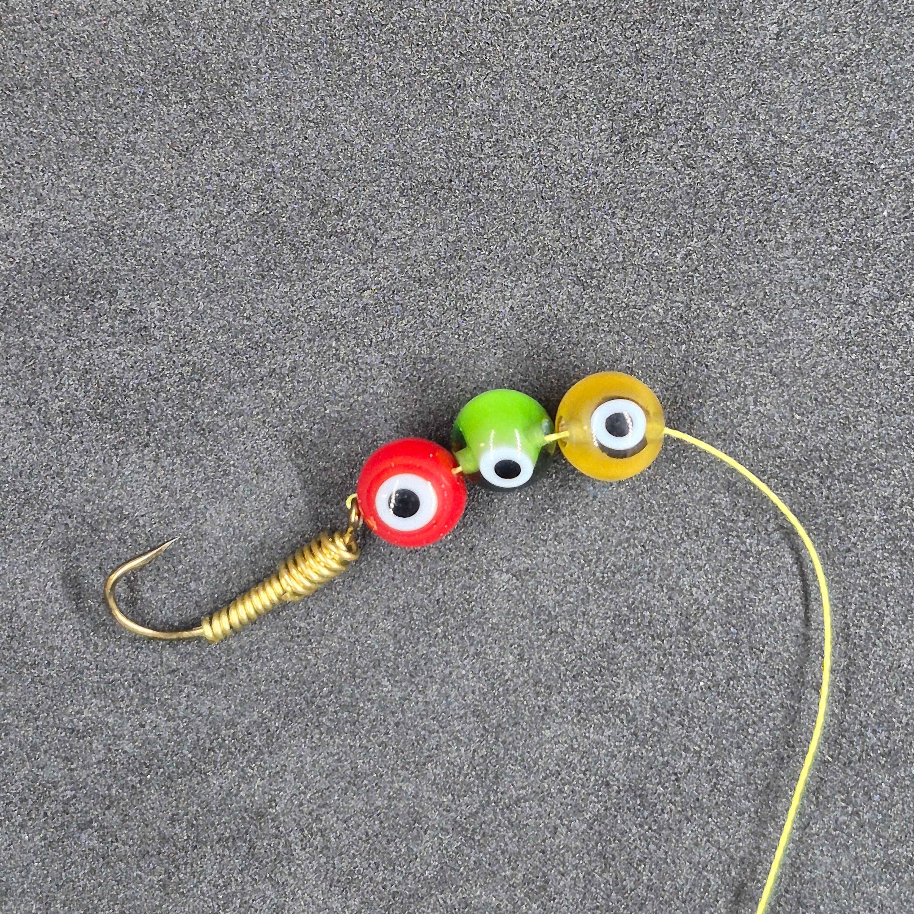 beads for fishing lures Glass Fishing Beads 5/pk for Whitefish, Perch
