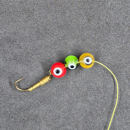 Glass Fishing Beads 5/pk for Whitefish, Trout, Perch, premium fishing beads