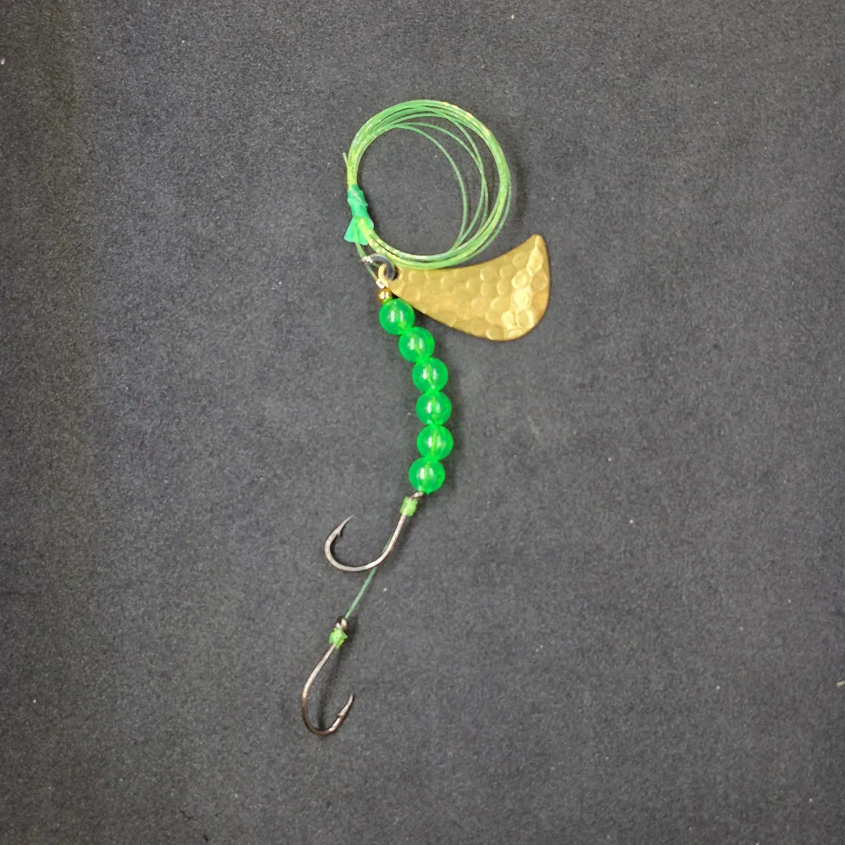 Spitfire Fishing Tomahawk Rigs #3 Double Circle Hooks green/green