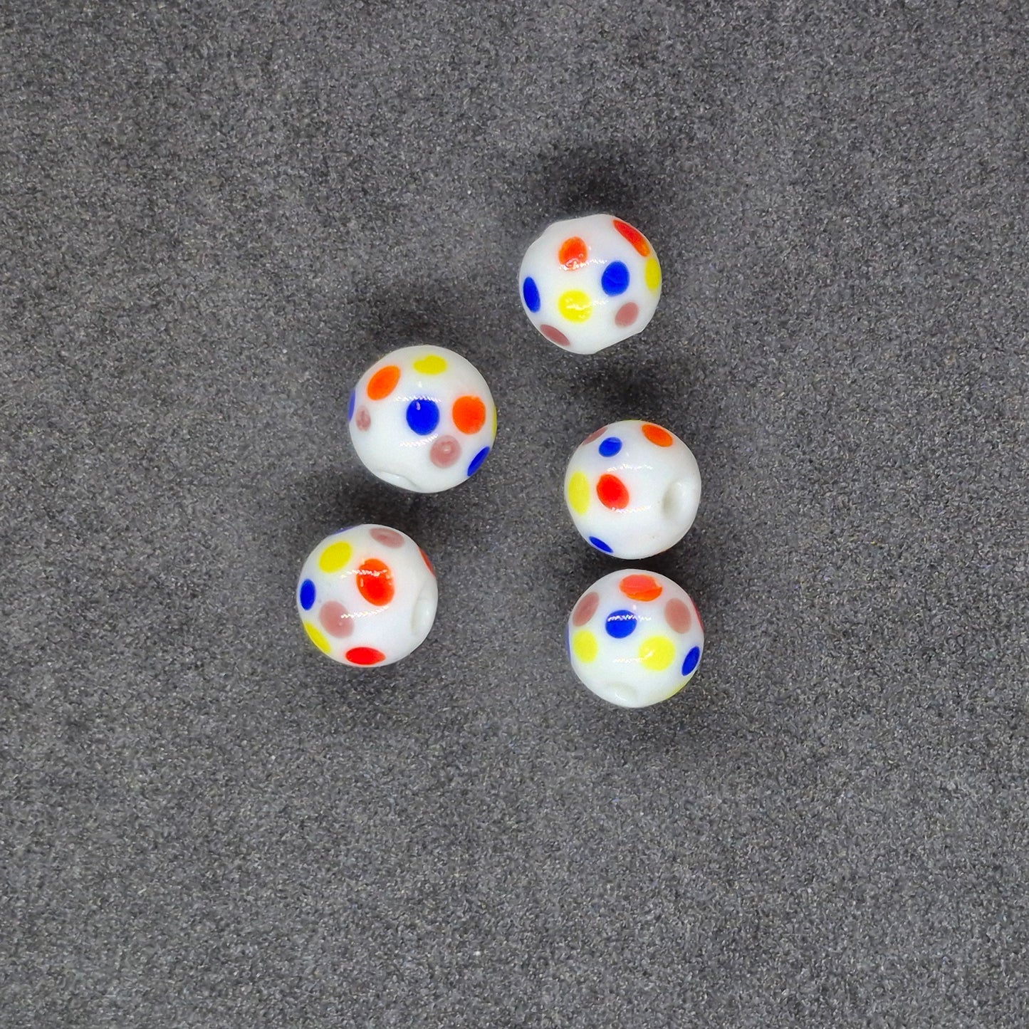 Glass Fishing Beads 5/pk for Whitefish, Trout, Perch, premium fishing beads