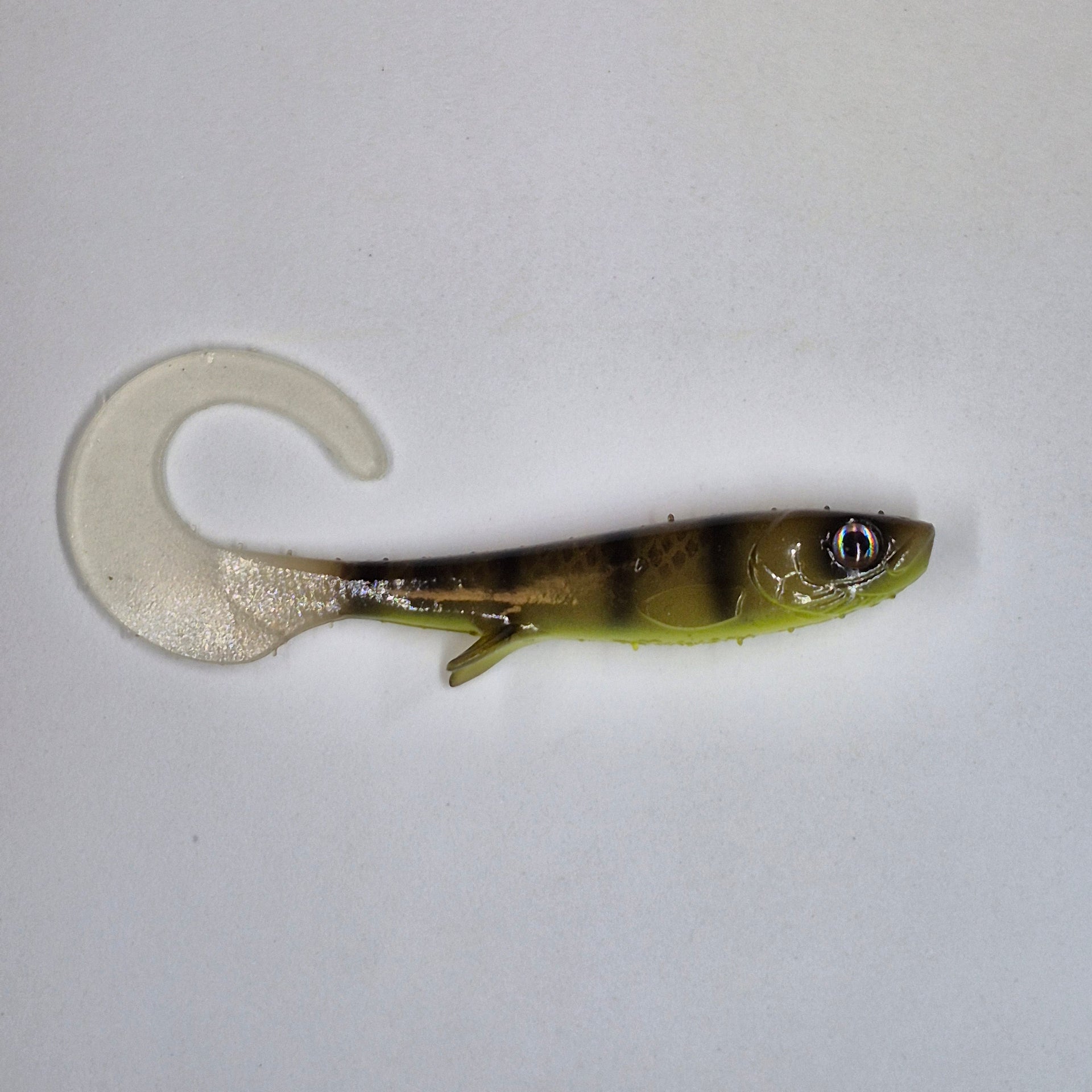 curly fishing hook Wolfcreek Lures 8.5 - 3-1/2