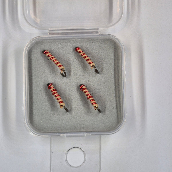 GTB Wire Worms Hook Size #8 4/pk