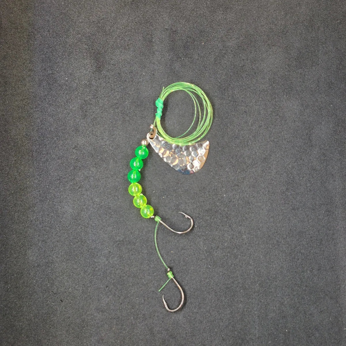 Spitfire Fishing Tomahawk Rigs #3 Double Circle Hooks chartreuse/green