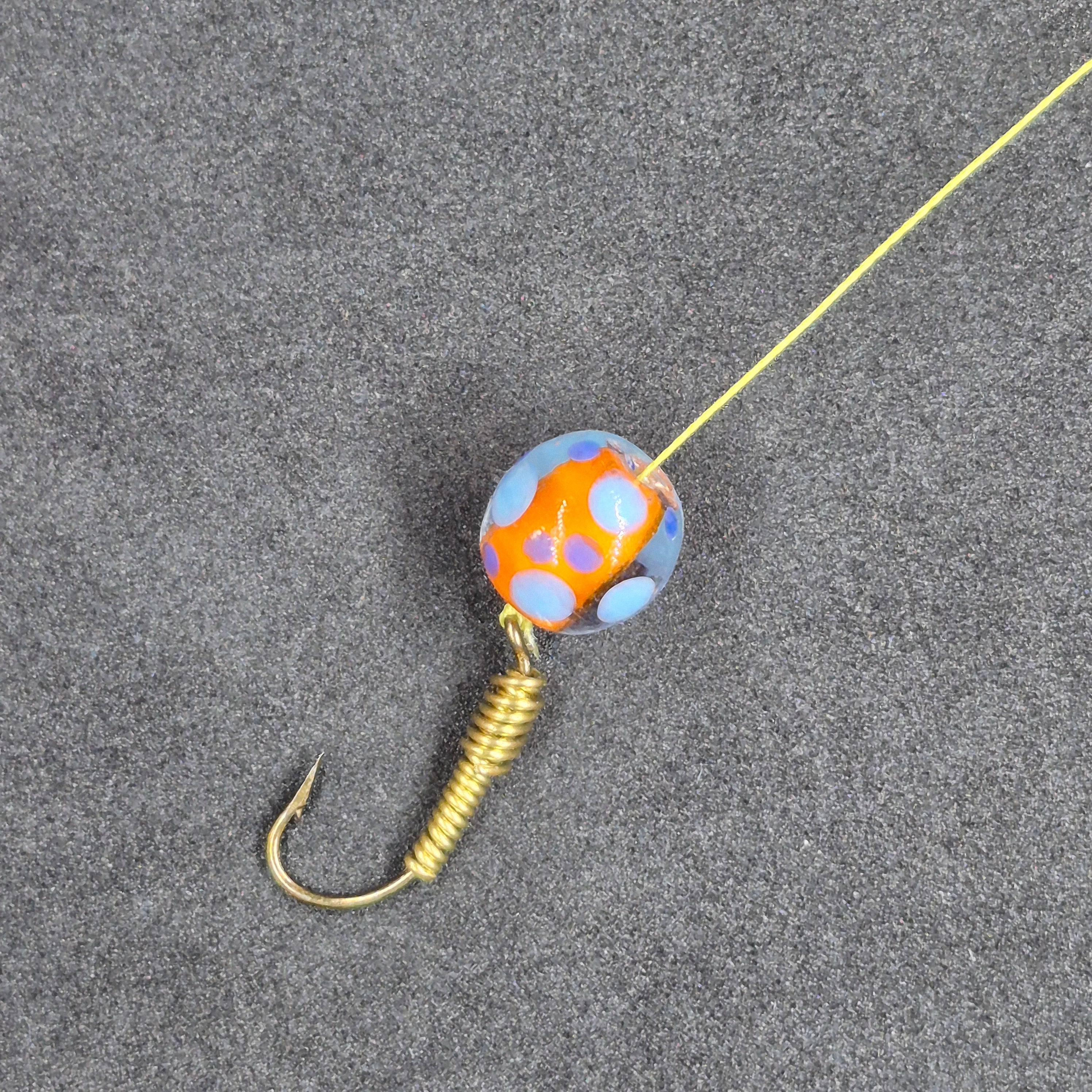 Glass Fishing Beads 5/pk for Whitefish, Perch