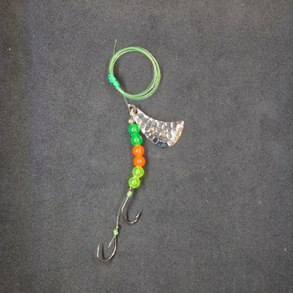Spitfire Fishing Tomahawk Rigs #3 Double Circle Hookschartreuse/orange/green