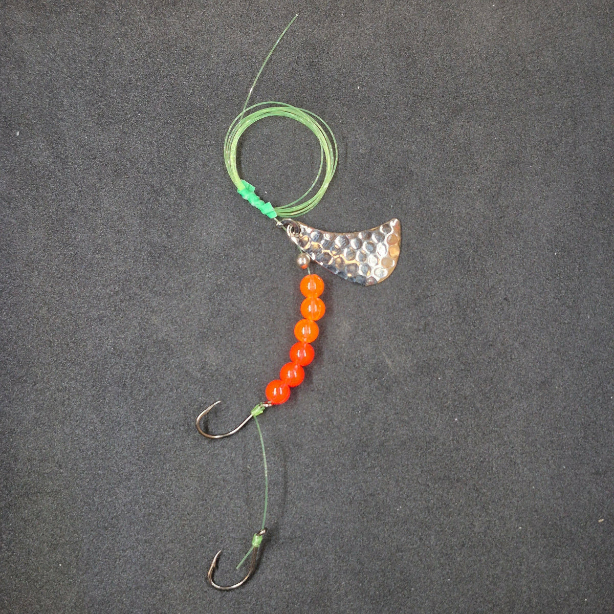 Spitfire Fishing Tomahawk Rigs #3 Double Circle Hooks orange/orange