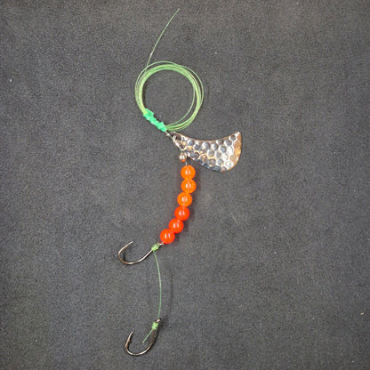 Spitfire Fishing Tomahawk Rigs #3 Double Circle Hooks orange/orange