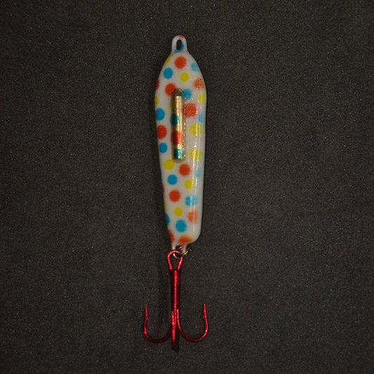 Big Sky Shotgun Rattle Spoon Wonderbread color on black background.