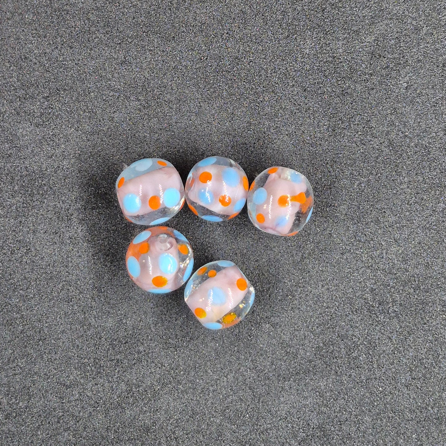 Glass Fishing Beads 5/pk for Whitefish, Trout, Perch, premium fishing beads