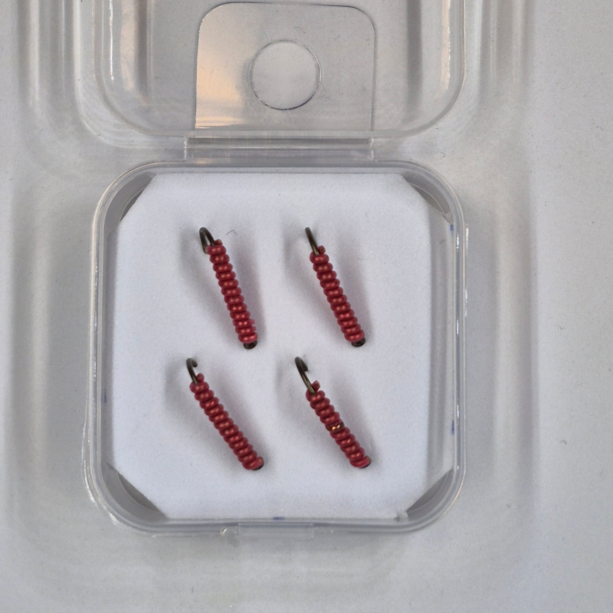 GTB Wire Worms Hook Size #8 4/pk