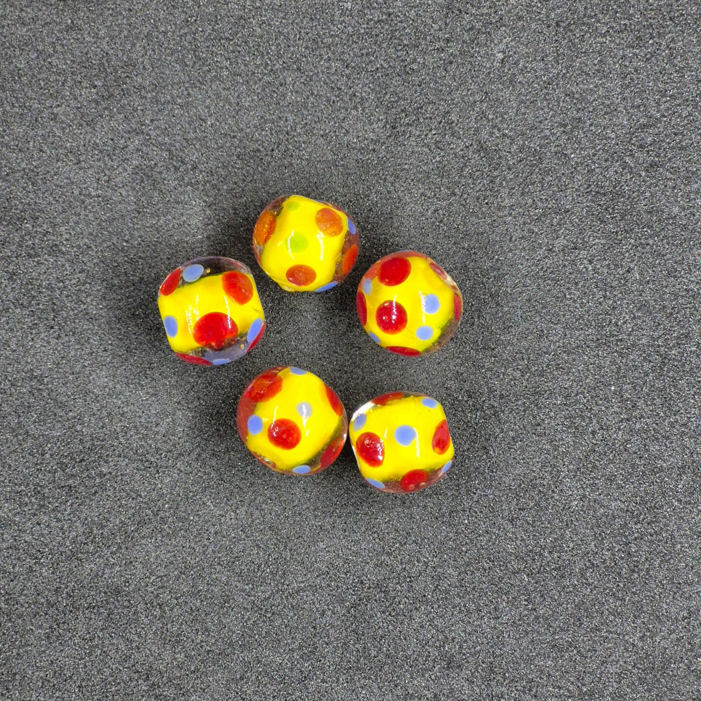 Glass Fishing Beads 5/pk for Whitefish, Trout, Perch, premium fishing beads