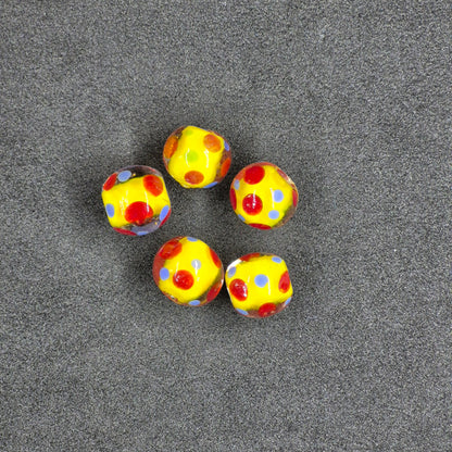 Glass Fishing Beads 5/pk for Whitefish, Trout, Perch, premium fishing beads