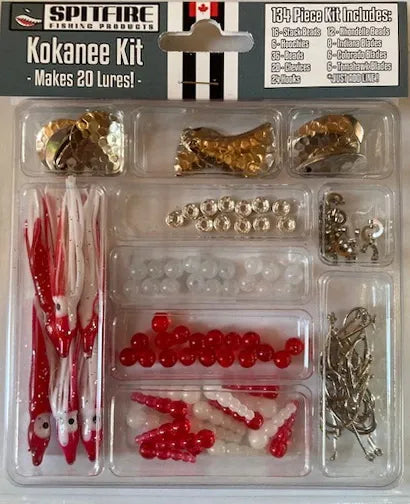 Spitfire Lures Kokanee Lure Making Set - Red & White Lure Making Kit