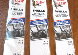 Eagle Claw Snells Bait Holder Hooks Size#10 6pk.