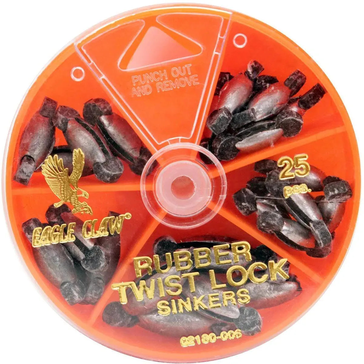Eagle Claw Rubber Core Sinker Dial Pack