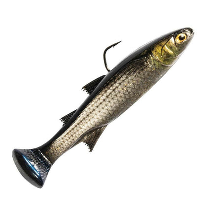 Z-Man 4.5" Mulletron LT Line-Through Top Hook Swimbait - Silver Mullet