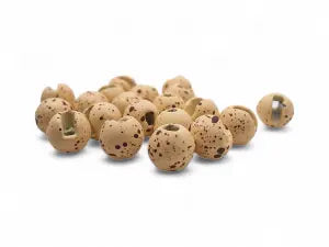 KINDALE - SPECKLED TUNGSTEN SLOTTED BEADS