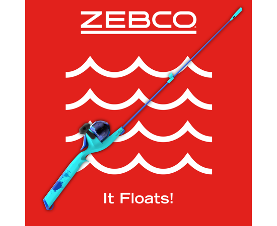 Zebco Splash Floating Kids Spincast Combo 2.5ft