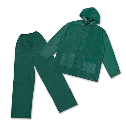 Stansport 2-Piece Laminated Industrail Rainsuit - Green