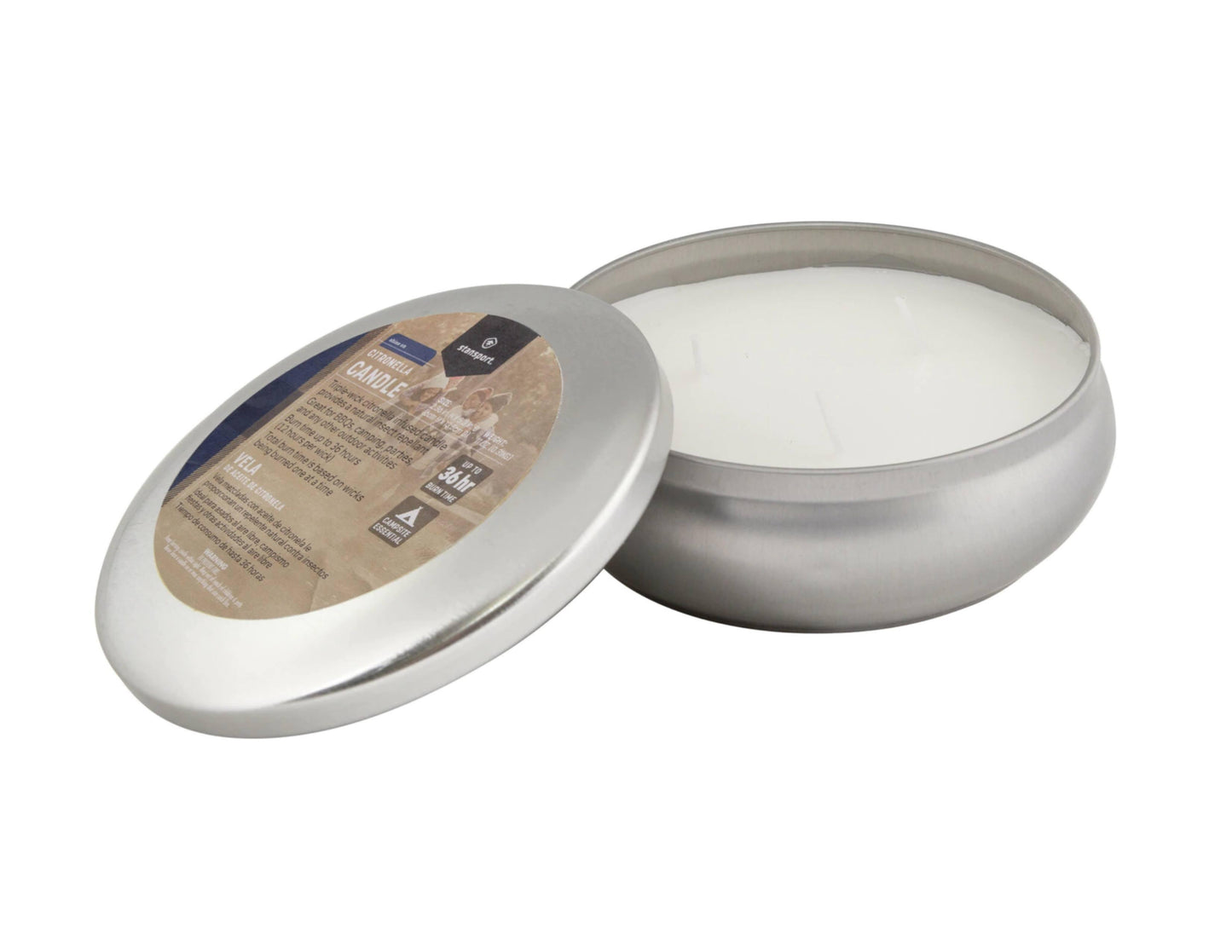 Stansport Insect Repellent Citronella Candle - 3 Wick