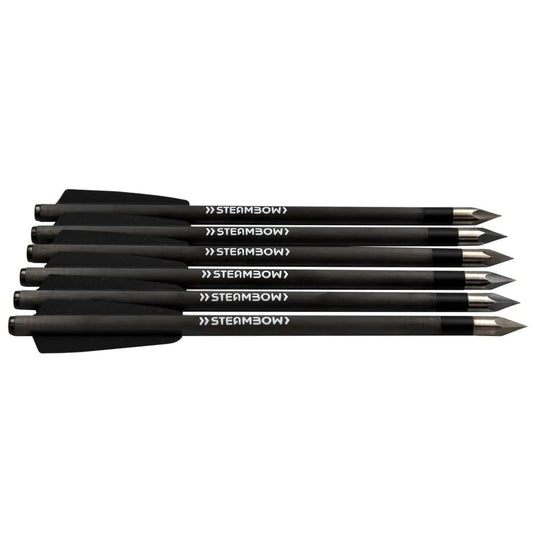 Steambow Archery AR-Series Carbon Bodkin Arrows - 6 Pack