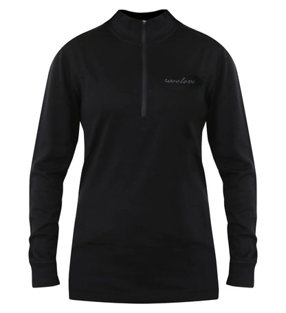 Women's 100% Merino Wool 1/4 Zip Pullover 190 GSM