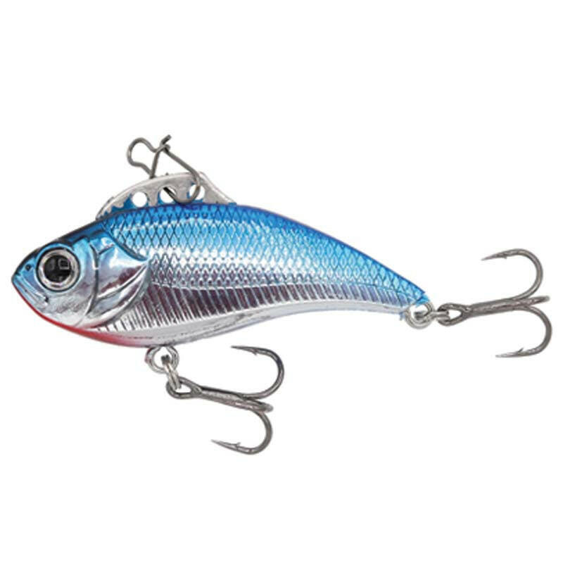 Euro-Tackle Z-Viber Rattle Bait 1/8oz 1.6" Blue Chrome