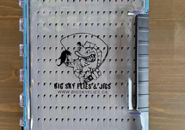 Big Sky Deluxe LRG Double Sided Blue Jig Case Waterproof.