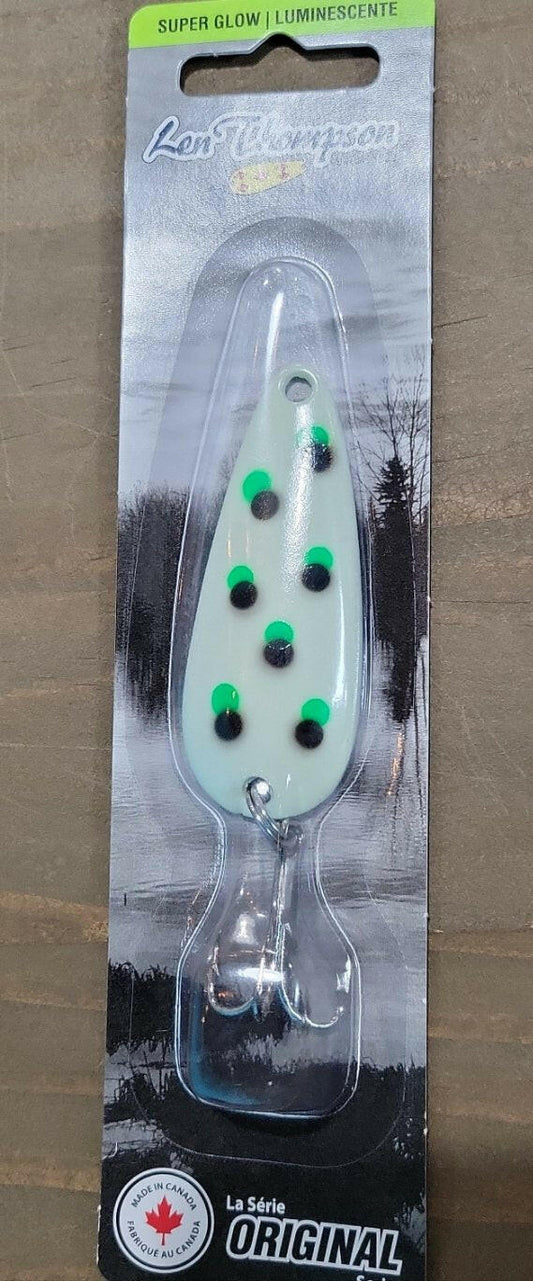 Len Thompson Glowing Two Face Spoons in sizes - #8, #00, #1