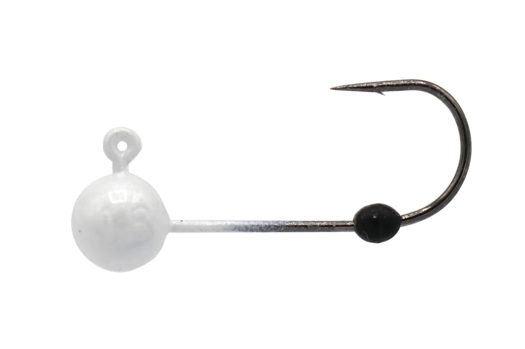 Euro-Tackle Finesse Jig Heads 3/pk 1/32oz White