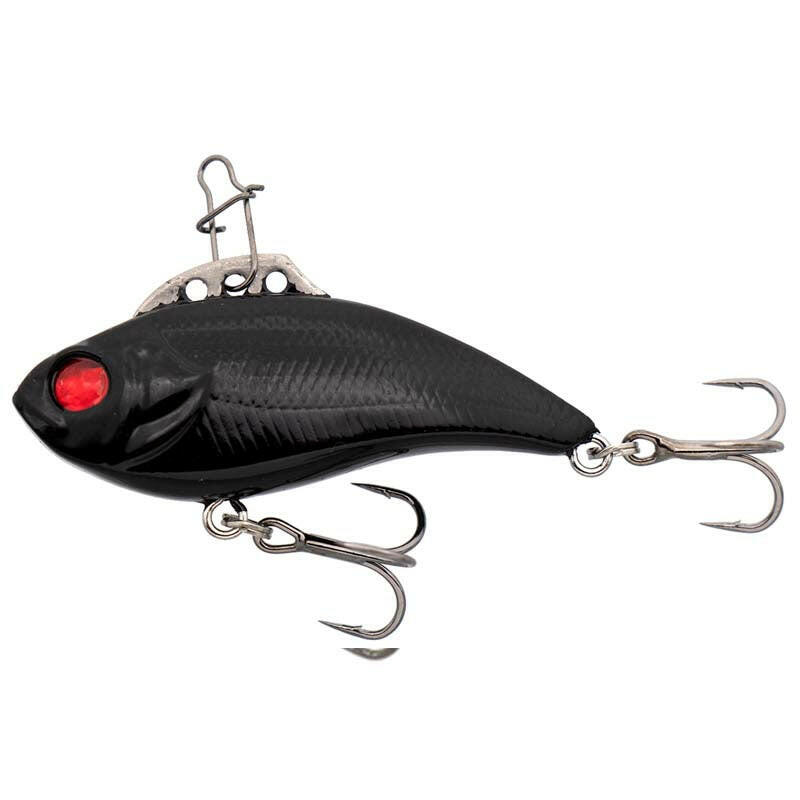 Euro-Tackle Z-Viber Rattle Bait 1/8oz 1.6" Onyx