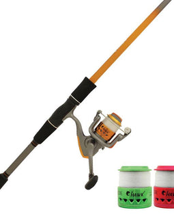 Streamside Hawk Green Rod/Reel Combo, Medium 6'6"